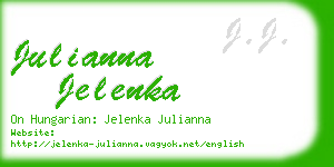 julianna jelenka business card